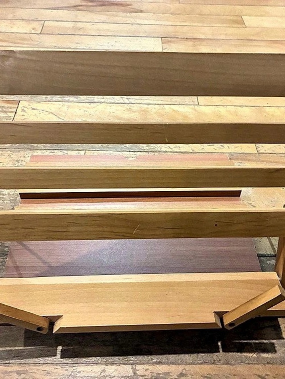 Wood Wall Organizer with Shelf in Brown